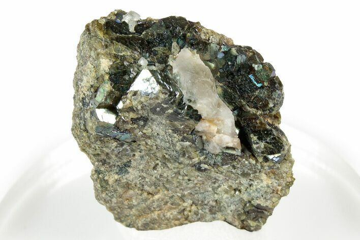 Iridescent, Rainbow Andradite Garnets - Norway #342324